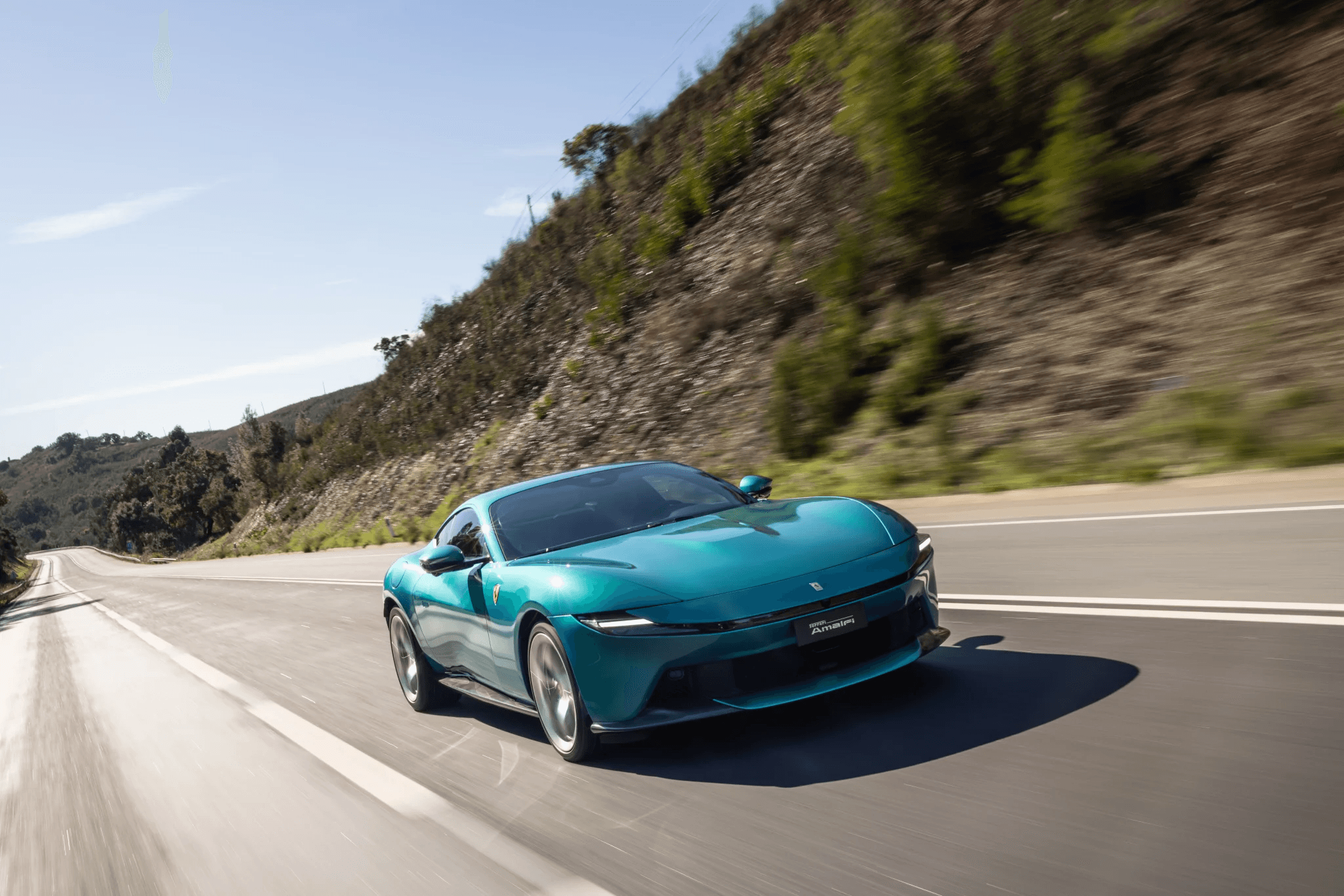 Diseño exterior del Ferrari Amalfi